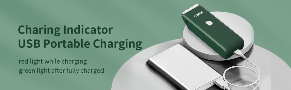 Професійний набір для догляду за шерстю домашніх тварин Cussity, водонепроникний, перезаряджається, для цуценят, кроликів, котів, зелений