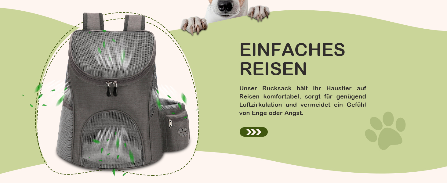 Рюкзак для котів та маленьких собак ALLSOPETS, переноска для тварин з прозорою верхньою частиною, складний, для подорожей (Світло-блакитний, S)