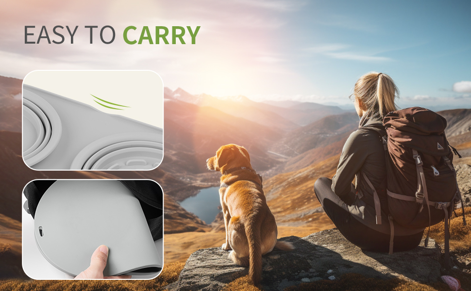 CEASELESLY Набори мисок для собак з нержавіючої сталі, 2 шт по 400 мл, з підставкою з силікону, для собак середніх та маленьких порід, котів та цуценят, сірий колір