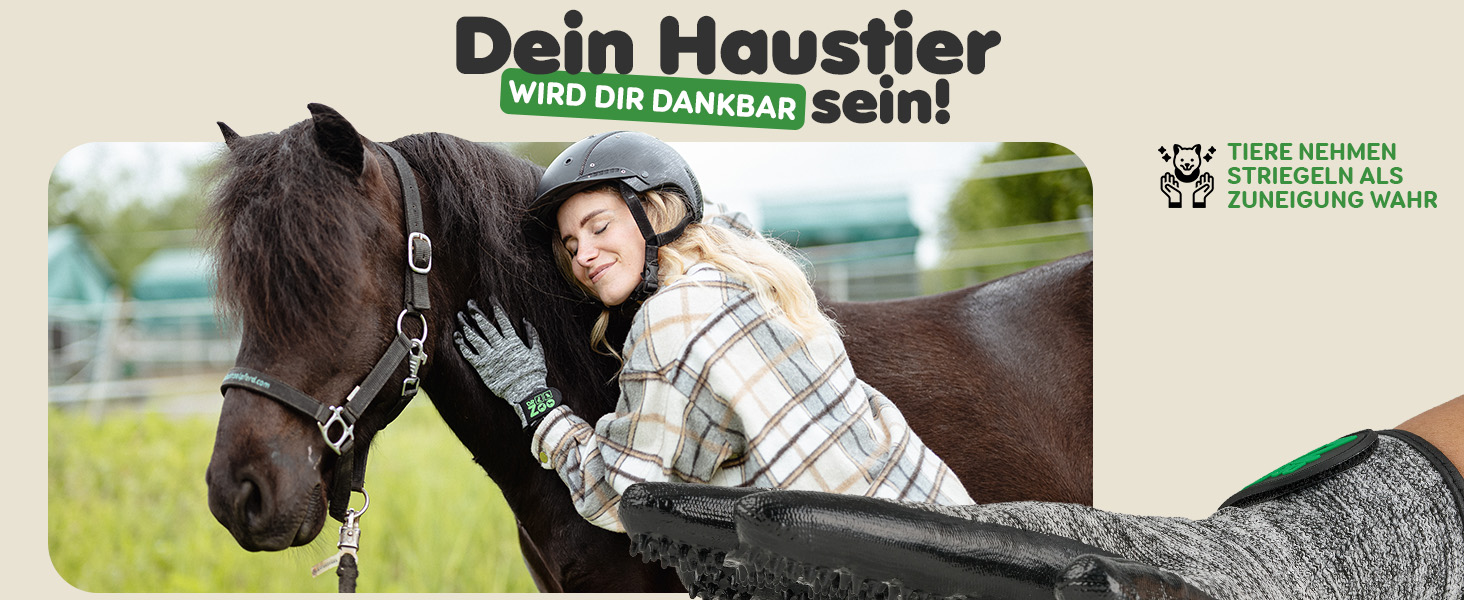 Рукавичка для грумінгу тварин DR Zoo (1 пара, розмір S) – для собак, котів та коней. Ефективне видалення шерсті, м'який дизайн з нопочками, підходить для короткої та довгої шерсті, мокрого та сухого хутра. Підходить для вузьких жіночих рук.