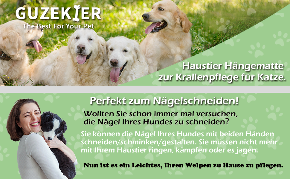 Гузекір для грумінгу собак та котів - гамак-тримач з набором для догляду (до 4.5 кг)