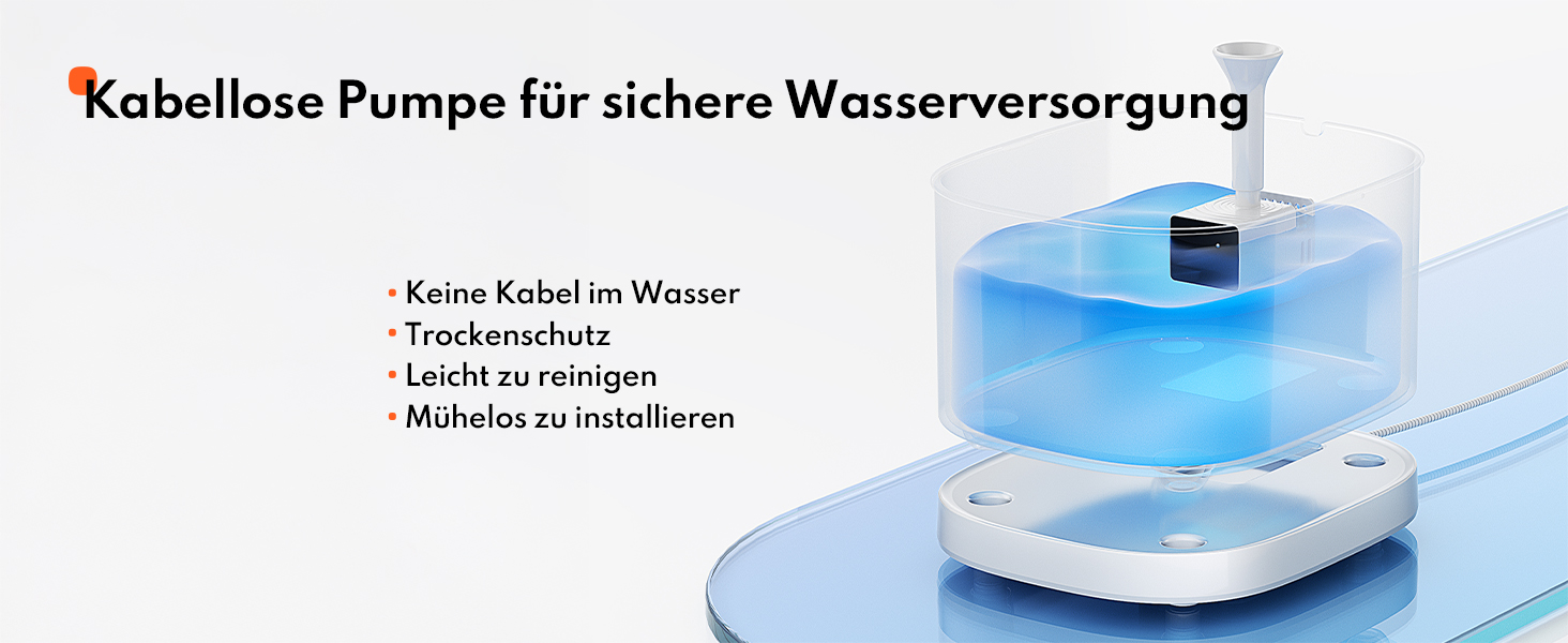 Фонтанчик для котів Homerunpet: тихий, 2.5л, бездротовий, з професійним фільтром, миється у посудомийній машині
