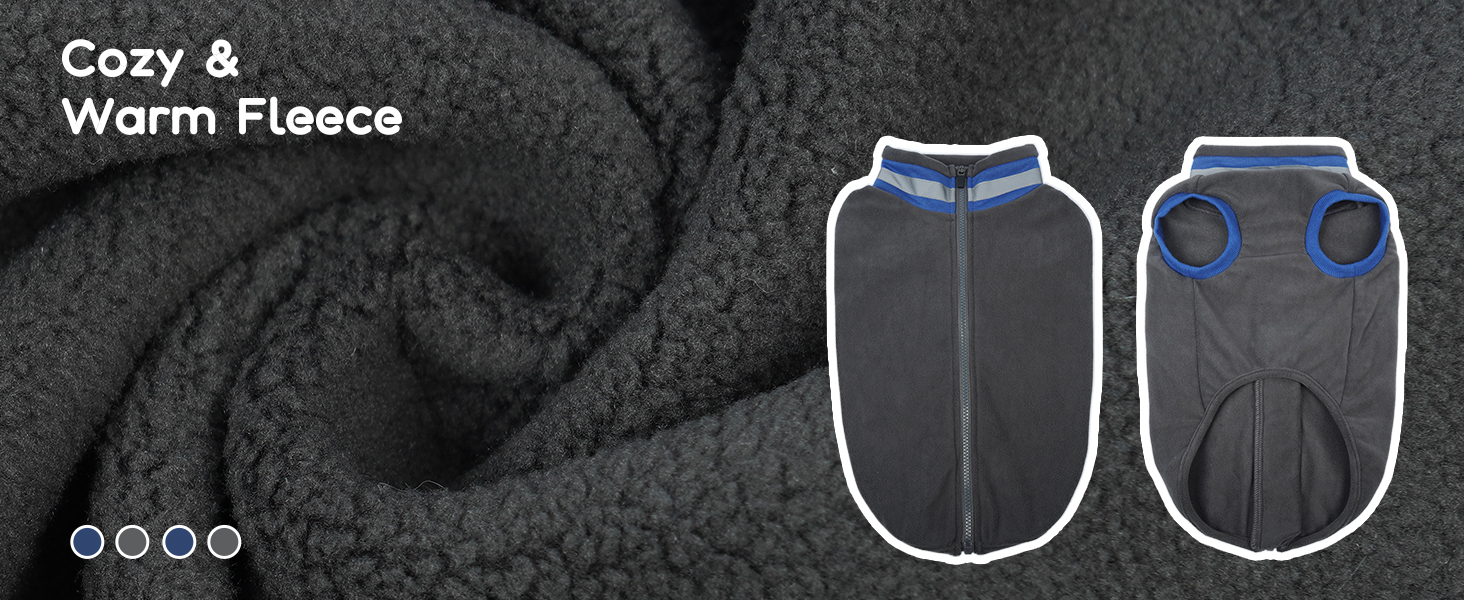 Пуловер для собак великих порід, тепла куртка з флісу, зимовий костюм для дому та вулиці (сірий, 2XL) XXL сірий