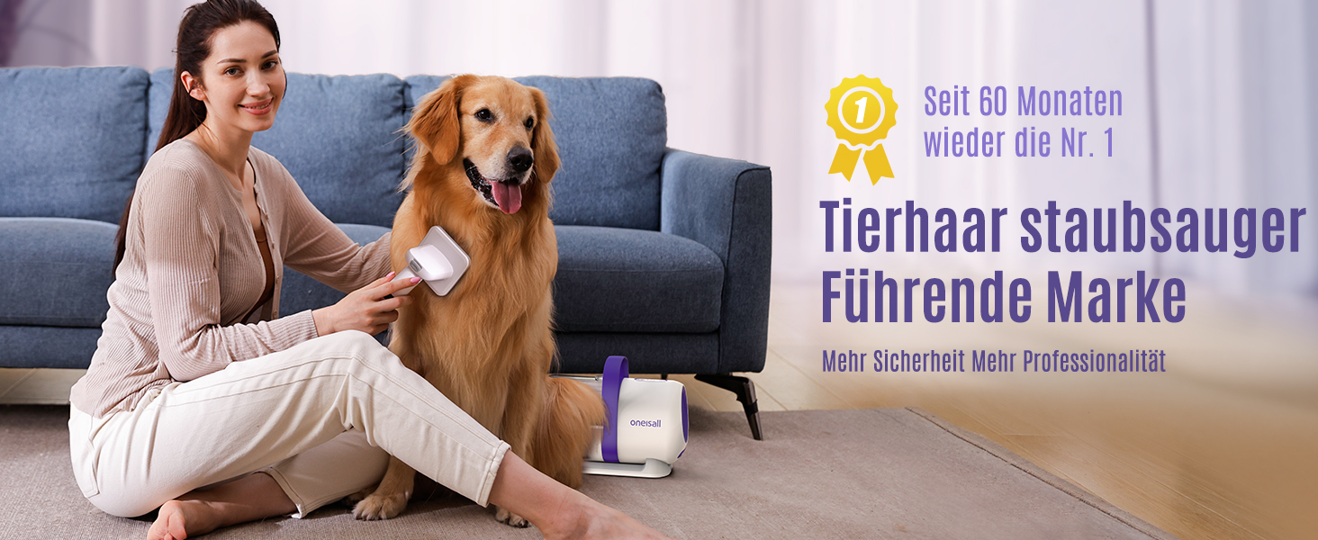 Пилгопоглинач для дому Oneisall з щіткою, потужність 12000Pa, видаляє шерсть тварин, 4 насадки