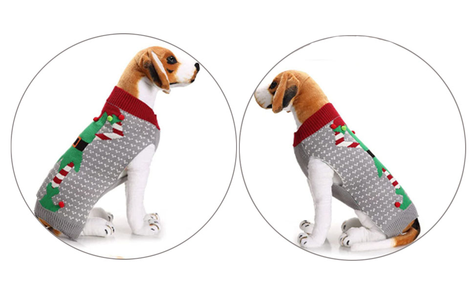 Пуловер для собак ABRRLO, карнавальний костюм клоуна, теплий зимовий халат, бавовна, XL