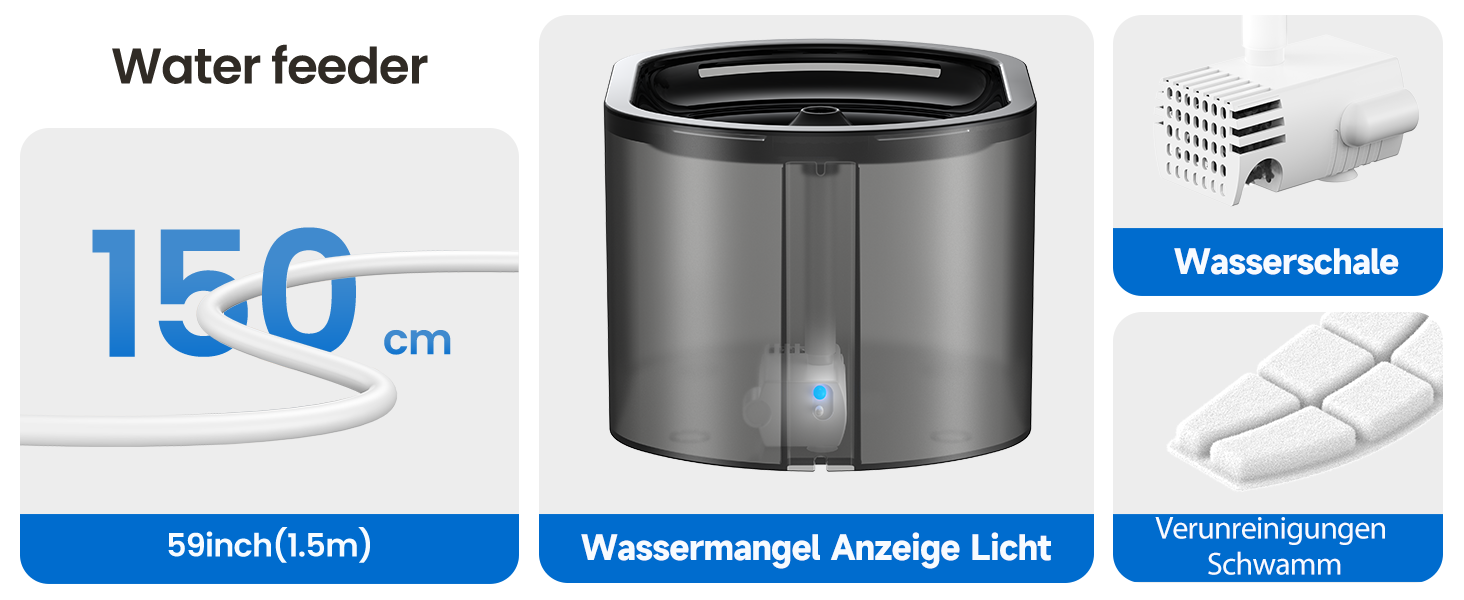 Автоматичний годівник для котів 2.5л з пульта дистанційного керування, програмування та антизастряганням