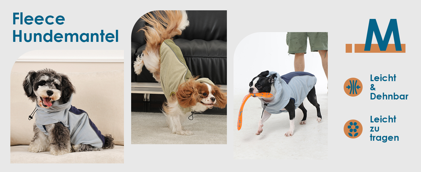 Теплий зимовий пуховик для собак Katzinst - теплий пуховик для собак з захистом живота, флісовий, для великих собак, зелений (2XL)