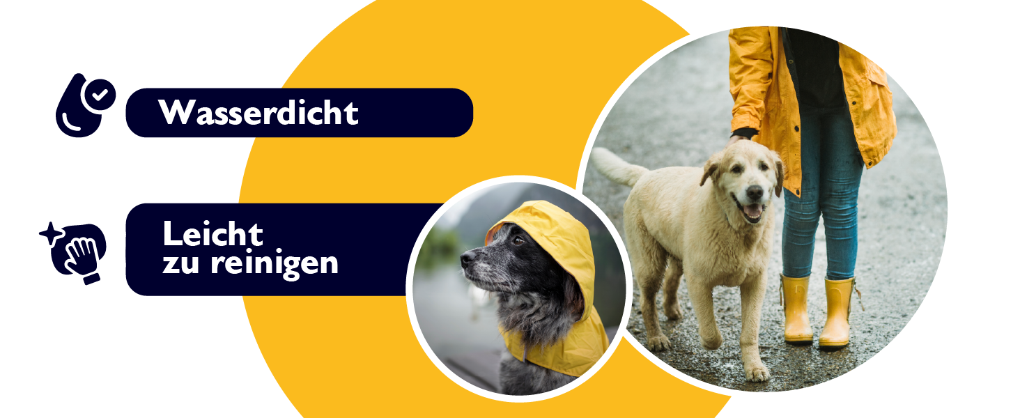 КADAX Накидка на сидіння авто для собак, 135x145 см, чорно-помаранчевий, з кріпленням для безпеки