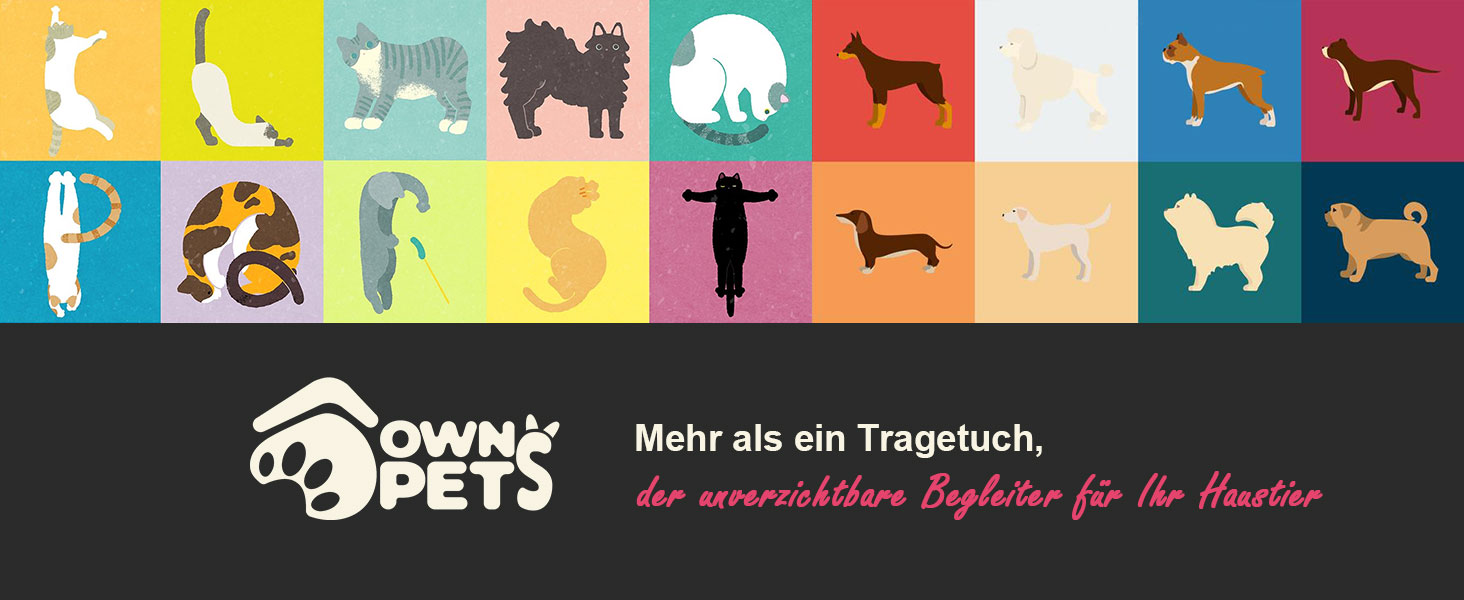 Сумка-переноска для собак та котів Ownpets, до 5.5 кг, з вентиляцією та регульованим ременем