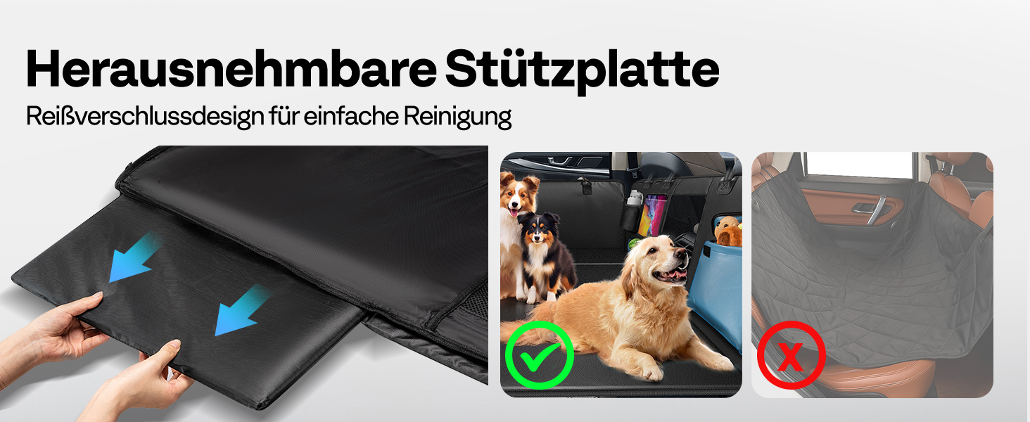 Захист для автосидіння собаки MellowMates: водонепроникний, антикіготок, з боковими захистами та оглядовим вікном. Підходить для SUV та мінівенів.