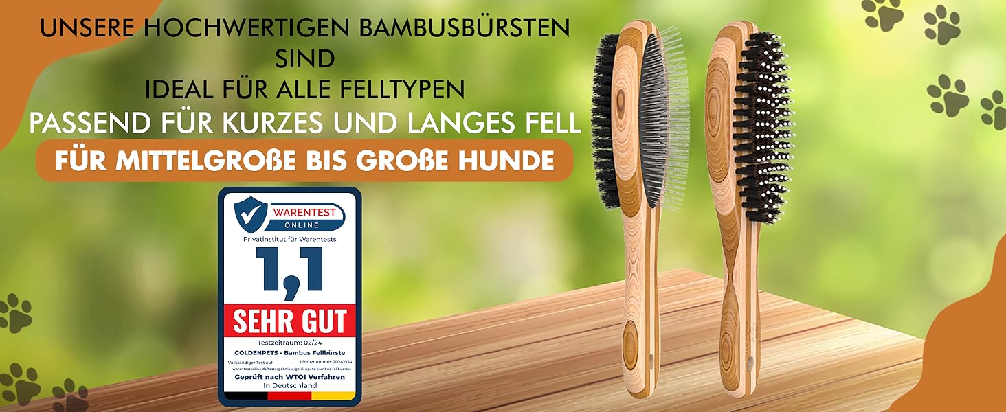 Бурштук для собак та котів 2-в-1: розчісування та вичісування | Для короткого та середнього хутра | Гребінець для підшерстка | + Посібник з догляду | 1 шт.