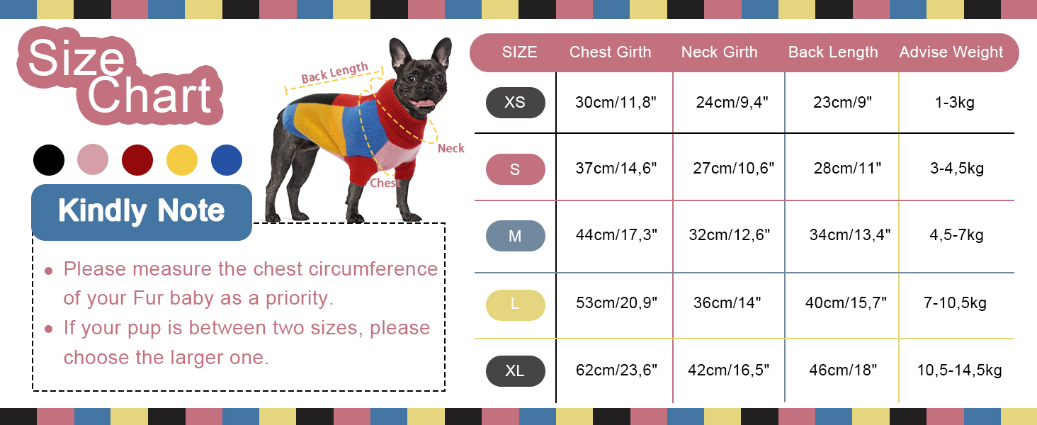 Вовняний пуловер для собак Hjumarayan, вінтажний стиль, отвір для повідка, блоковий колір, пуловер з коміром-стійкою для маленьких собак, теплий, червоний S