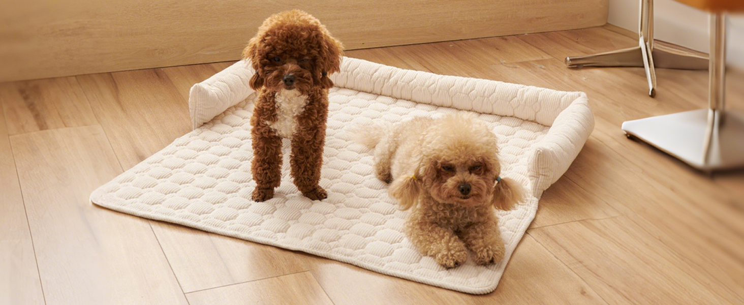 Крісло-ліжко для собак, м'яке, з бортиками, 75x75 см, колір Curry