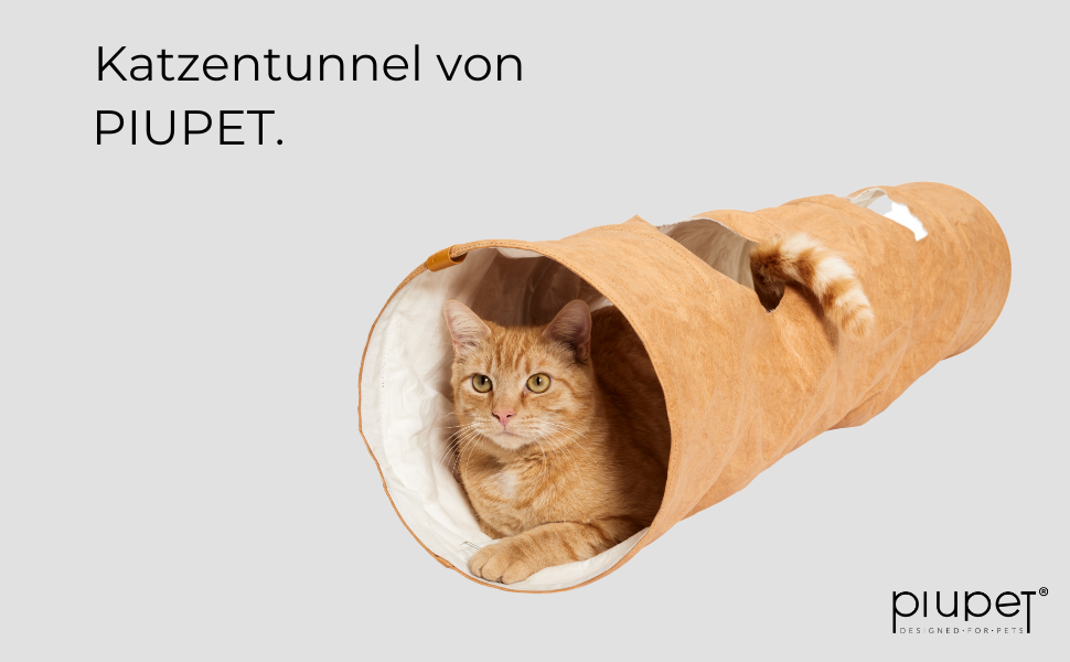 Складаний ігровий тунель для котів PiuPet 1,2 м, іграшка тунель для котів, тунель для котів та кошенят