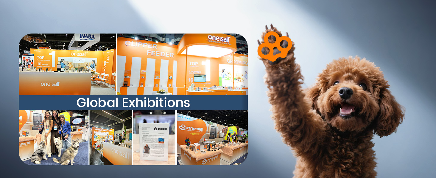 Машинка для стрижки собак з довгим та густим хутром Oneisall Profi Leise: професійна модель з нержавіючою сталею, для собак, котів та коней, час роботи до 4 годин