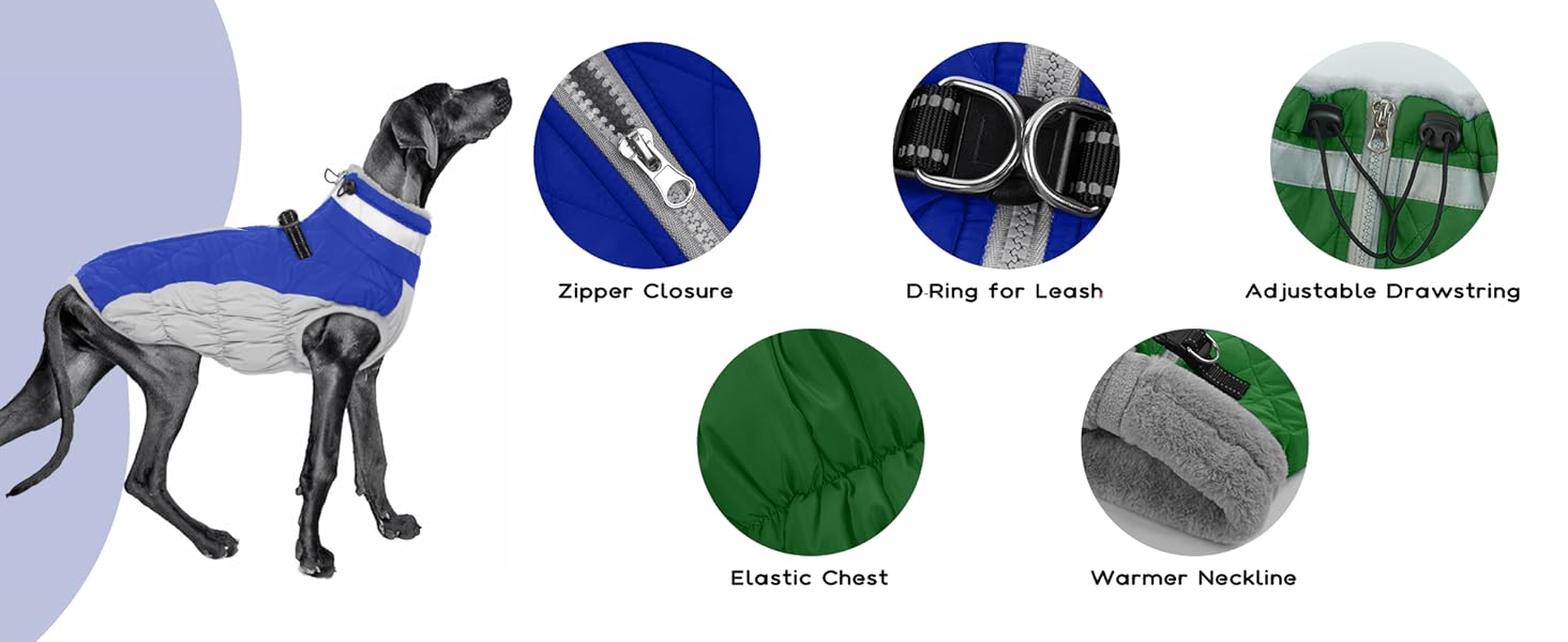 Зимовий теплий одяг для собак - тепла жилетка для маленьких собак, цуценят, чихуахуа. Зимовий костюм для собак (зелений, XS)