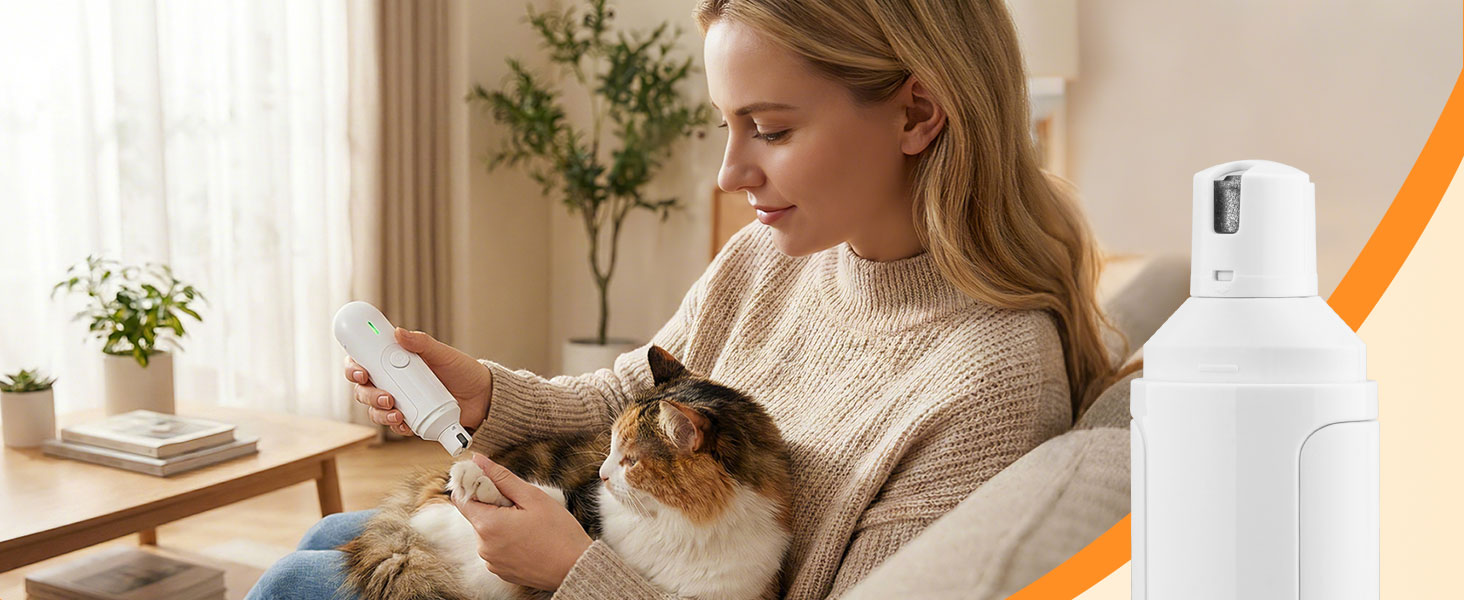 Електричний точило для собачих кігтів Mcbazel – бездротовий тример для собак великих, середніх та малих порід