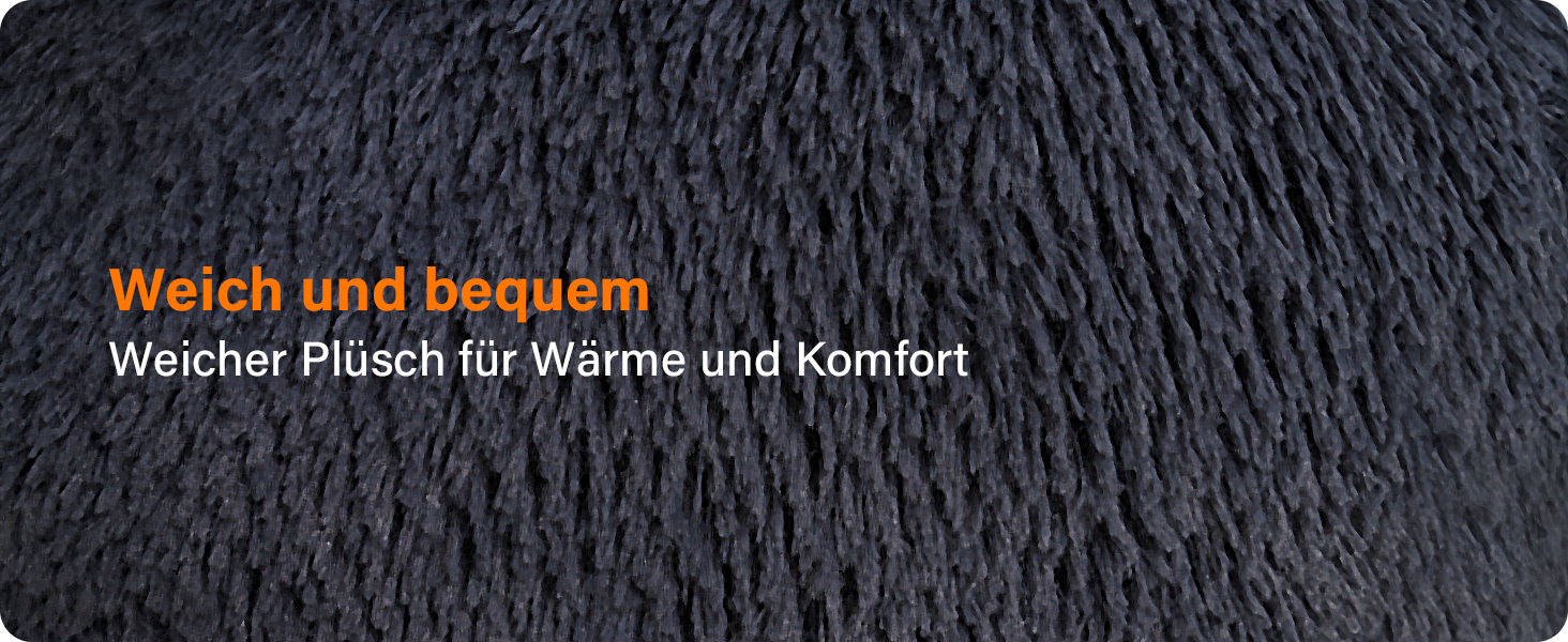 Ортопедичне ліжко для собак, кругле, м'яке, для собак та котів, 70 см, темно-сірий, 70x70x20 см