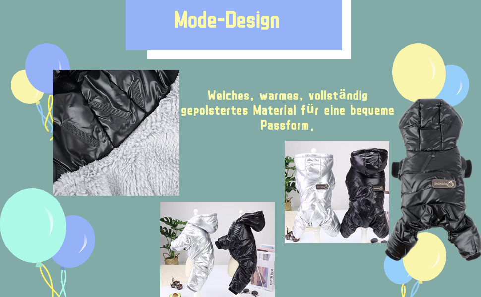 PAIDEFUL Зимовий теплий пуховик для собак - куртка з капюшоном, водонепроникна, для чихуахуа та інших маленьких порід, чорний, S (довжина спини 20 см, обхват грудей 32 см)