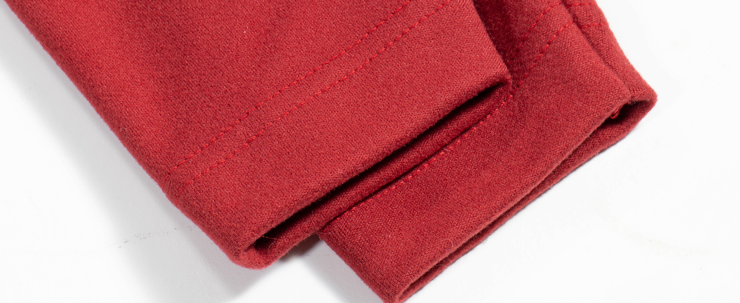 Флісовий теплий зимовий одяг для собак Heywean: куртка, комбінезон, піжама для малих, середніх та великих порід. Червоний колір.