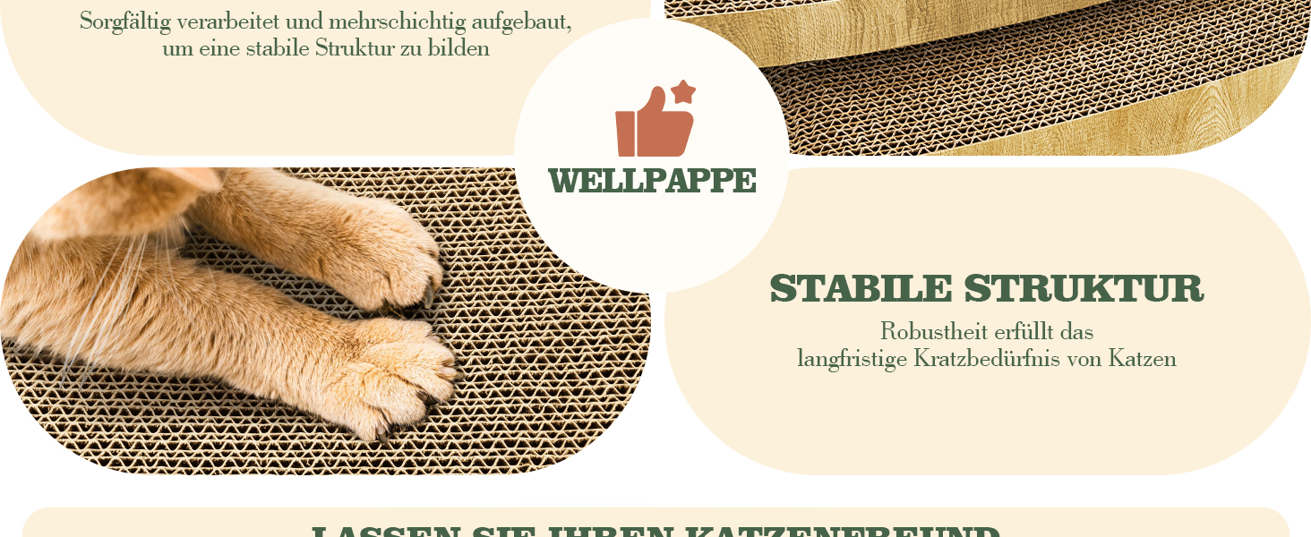 Котячий когтетоп Pawtasy на стіну та кут з іграшкою - когтеточка для котів