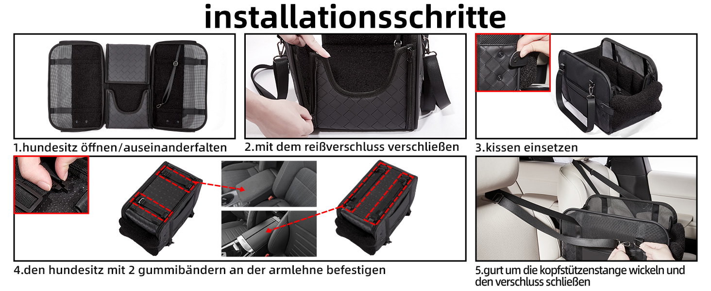 Транспортна сумка для собак та котів: переноска для тварин до 6 кг, з підстилкою та сталевим каркасом, чорна