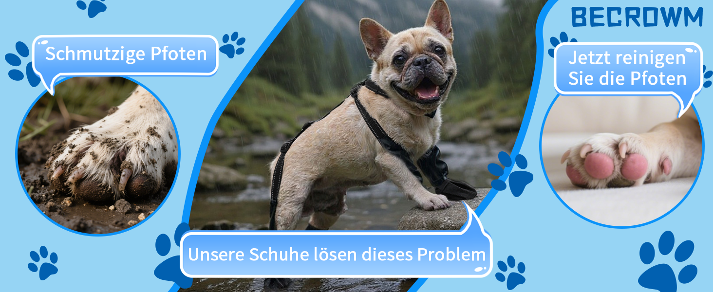 Водонепроникні чоботи для собак, захист подушечок лап для собак малих та середніх порід, регульоване взуття для домашніх тварин для прогулянок, м'які чоботи для тварин, захист подушечок лап (Чорний, Середній)