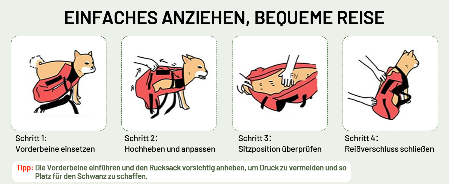 Рюкзак-переноска для собак ALLSOPETS, регульований, сірий шалфей, L