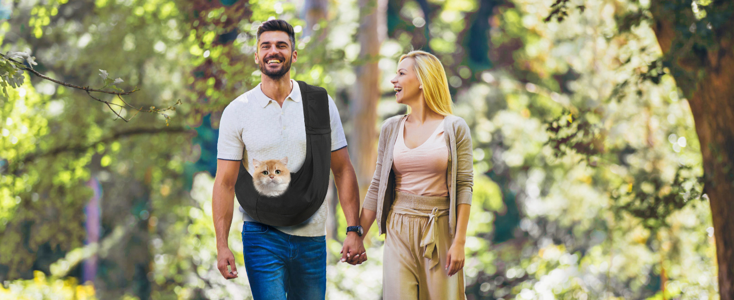 Pawaboo Сумка-переноска для собак та котів, чорна, до 5.4 кг