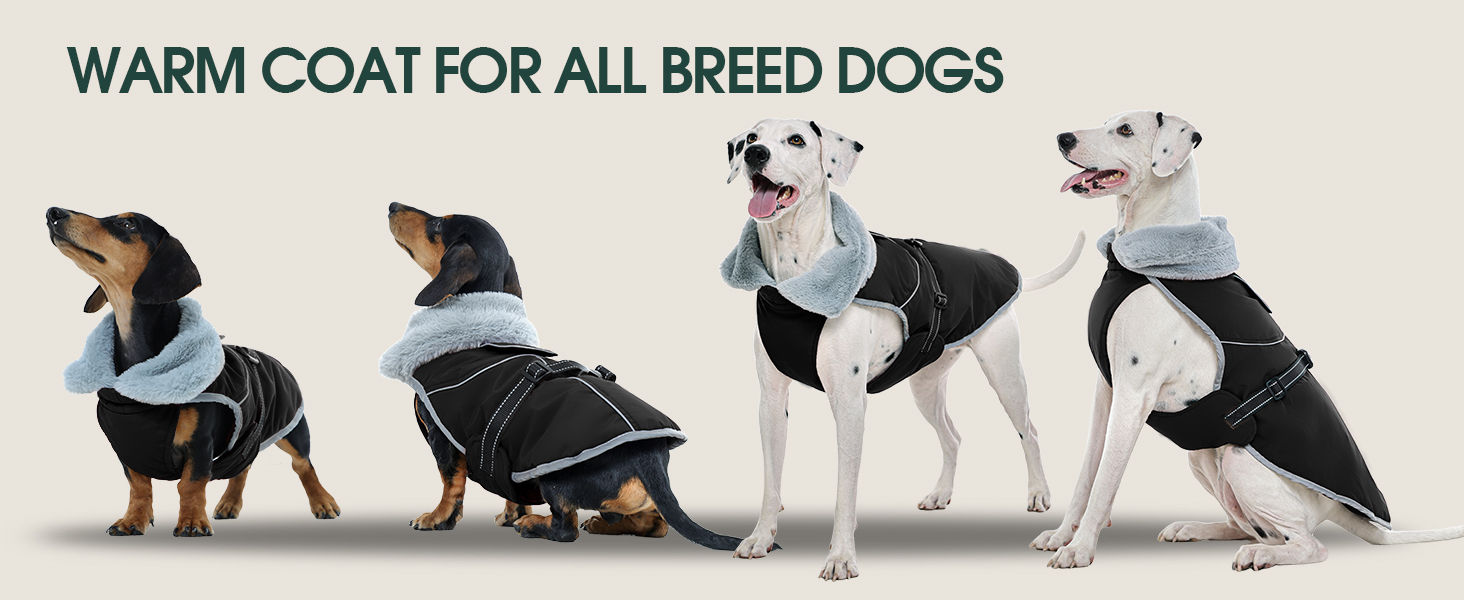 Куртка для собак Kuoser, тепла, водонепроникна, флісова, червона, розмір M