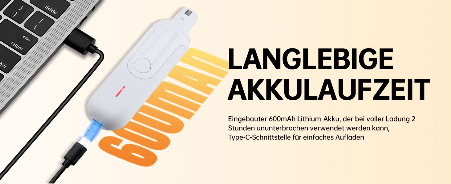 Електричний точило для собачих кігтів Mcbazel – бездротовий тример для собак великих, середніх та малих порід