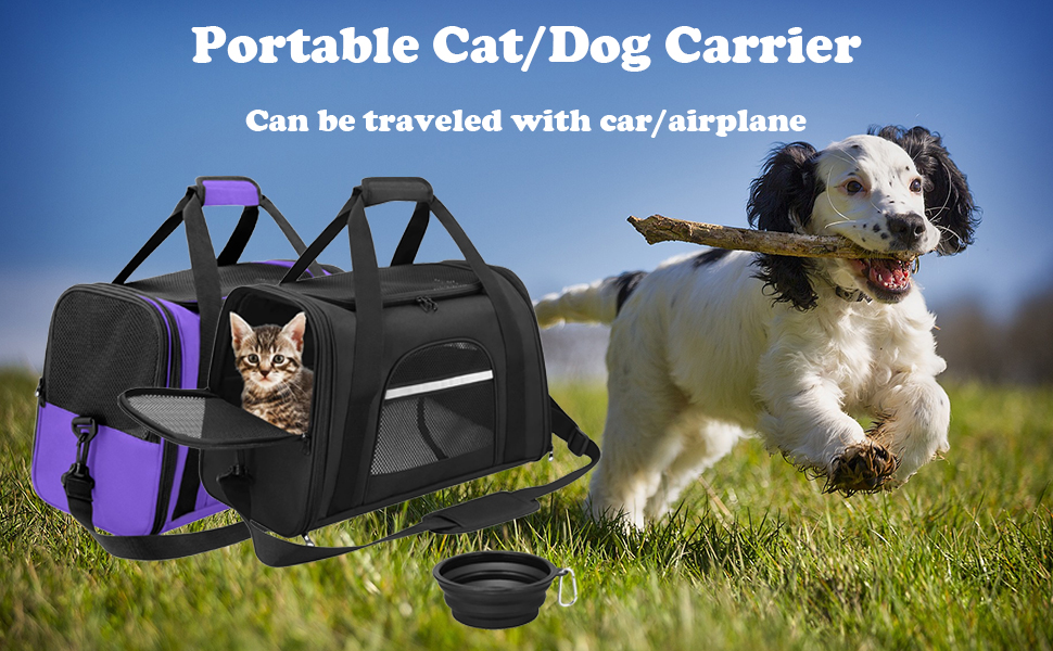 Транспортна переноска для котів та собак, складана, чорна. Дыхаюча переноска-бокс для тварин для ветеринара, авто, літака, поїзда