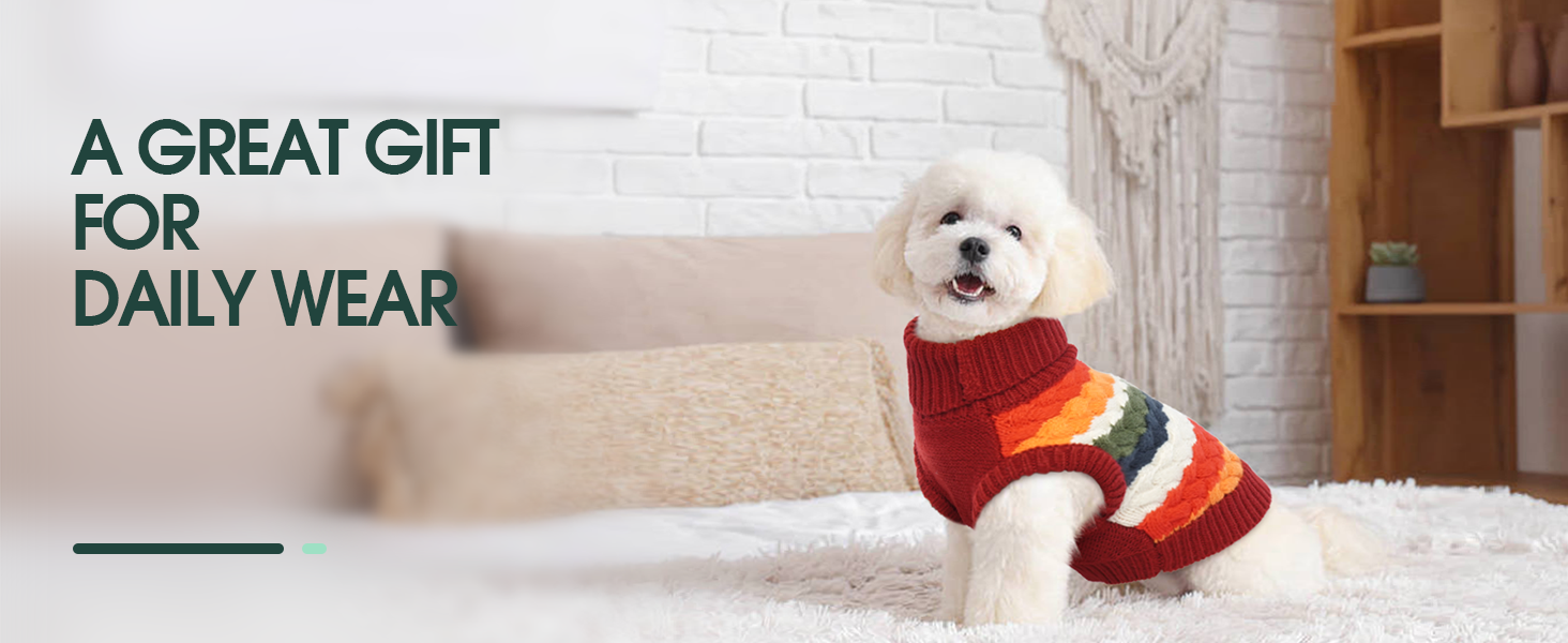 Теплий пуловер для собак Kuoser, для маленьких та середніх собак, флісова одяг, зимовий, червоний, XS