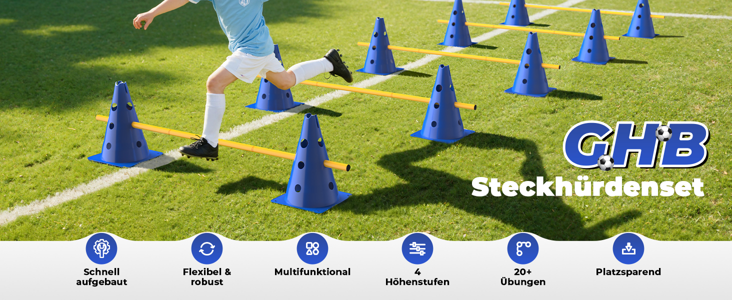 Набір фігур для аджиліті для собак, 12 кілків, 18 стійок, футбольне тренувальне обладнання, сумка в комплекті