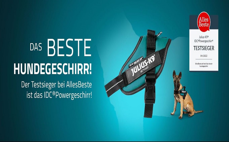 Шлейка Julius-K9 IDC Powergeschirr, розмір M/0, чорна (1 шт.)