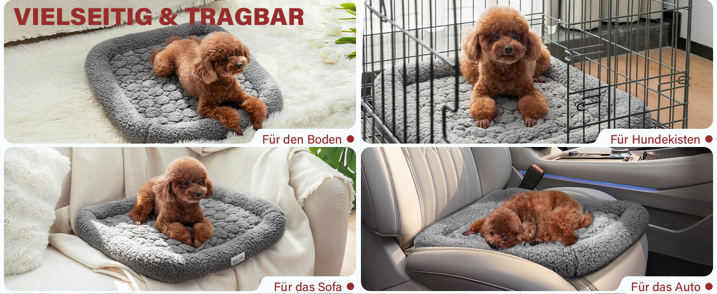 Самогріюча котяча лежанка Mora Pets: тепла, м'яка, 52x58 см, сіра