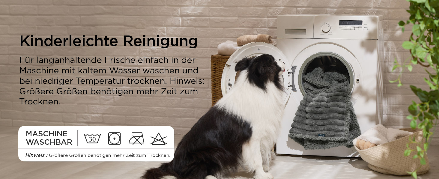 Водонепроникний коврик для собак BEDSURE 152x203 см - м'який, миючий, для великих собак, сірий