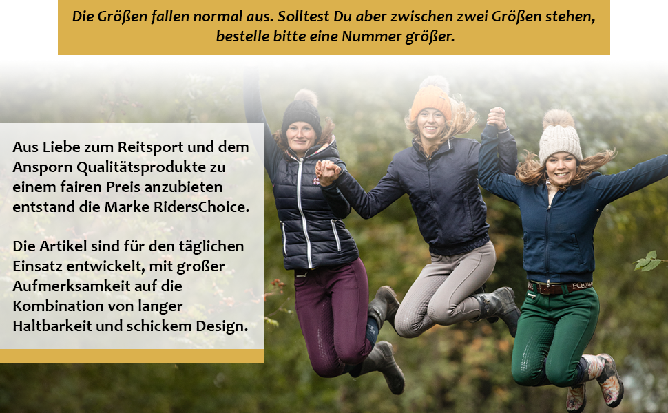 Зимові жіночі рейтузи Riders Choice з флісу та силіконовим повним обтягом - колекція RidersDeal для вершників, колір Navy, розмір 40