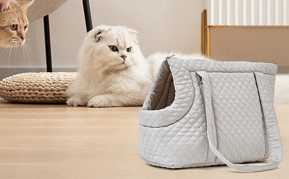 Сумка-переноска для собак та котів, бавовна, легка зимова переноска для цуценят та кошенят