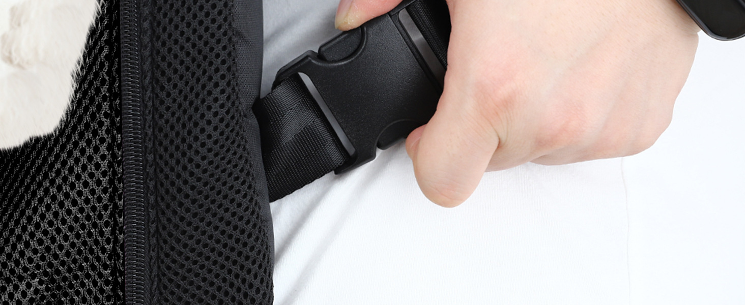 Рюкзак-переноска для тварин Pawaboo, регульований, сірий, для собак та котів середніх розмірів