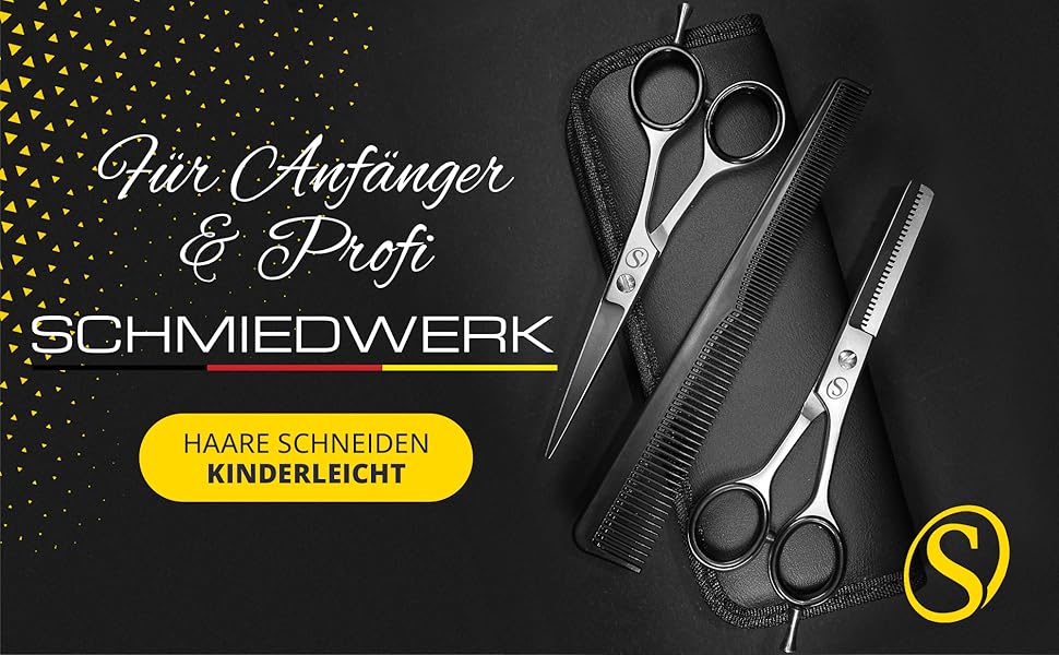 Набір для стрижки волосся | Професійні ножиці для стрижки | Якісний набір для стрижки для жінок та чоловіків | Професійні ножиці для волосся з чохлом