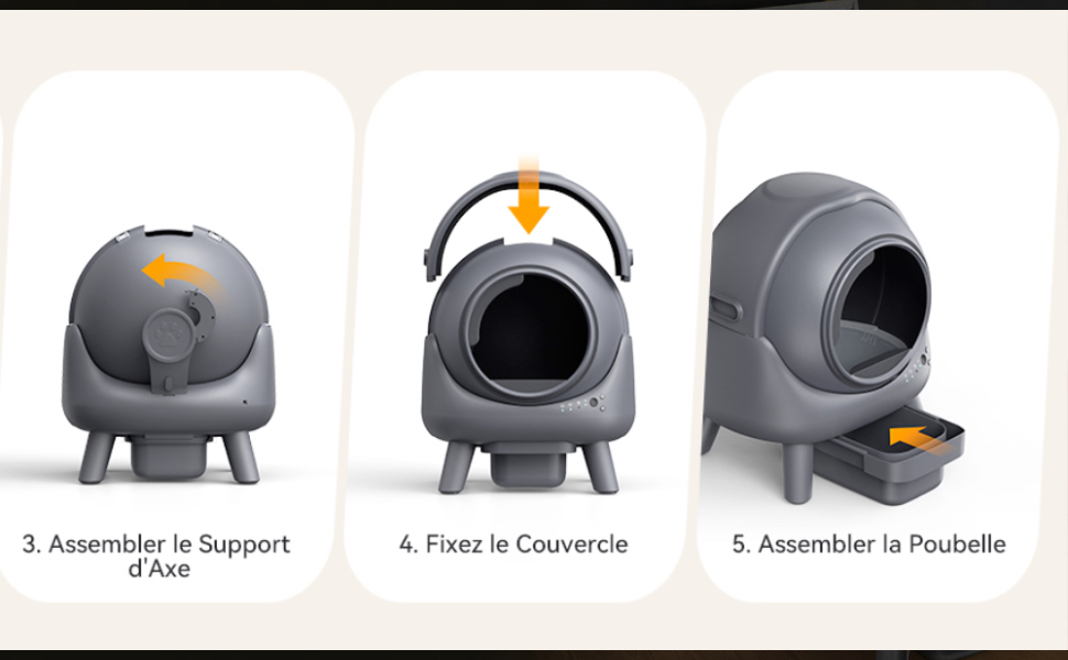 Розумний автоматичний лоток для котів eziclean® CATBOT K6i - самоочищуючийся, підключений до інтернету