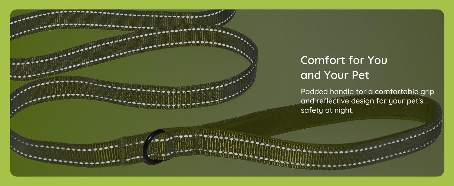 Шлейка для собак BELLA & PAL для маленьких собак з повідком, Step-in шлейка з Air Mesh, анти-тяга, світловідбиваюча, дихаюча, для цуценят, котів, XS (L (42-50 см обхват грудей), Авокадовий колір)