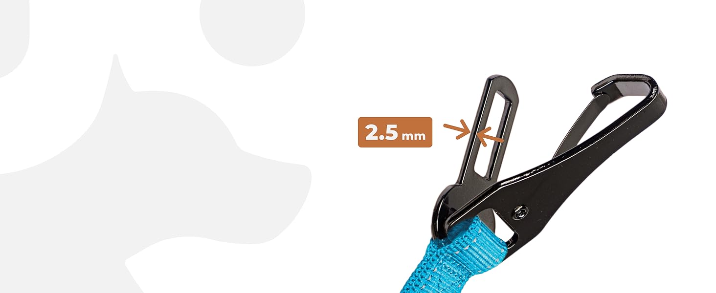 Автогурт для собак Wuglo 30-95см - для безпеки в авто, універсальний, блакитний