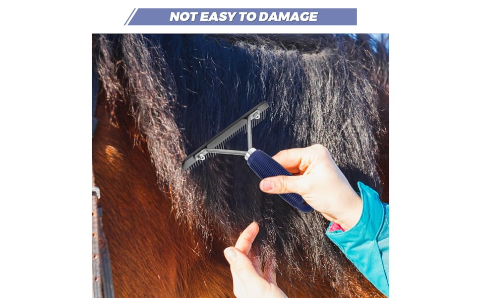 Щітка для вичісування тварин Kombiuda з нержавіючої сталі - для коней, собак, овець. Ефективне розплутування, довговічна, для щоденного догляду