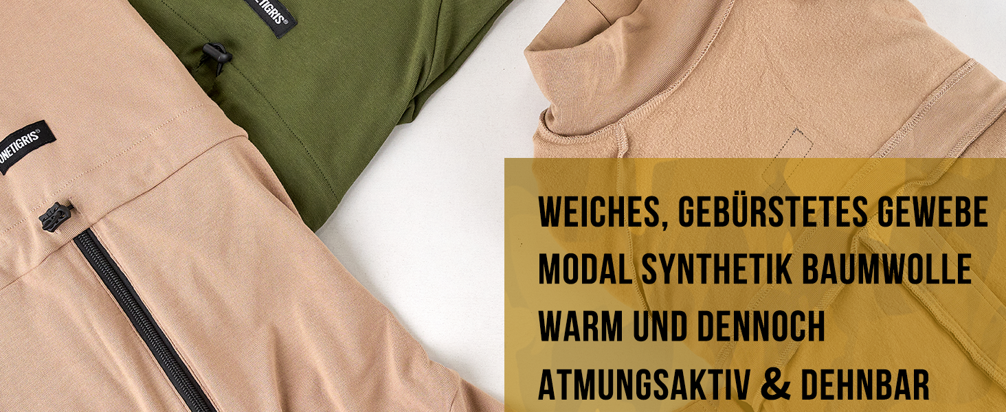 OneTigris Піжама для собак, теплий комбінезон для великих та середніх собак, коричневий L