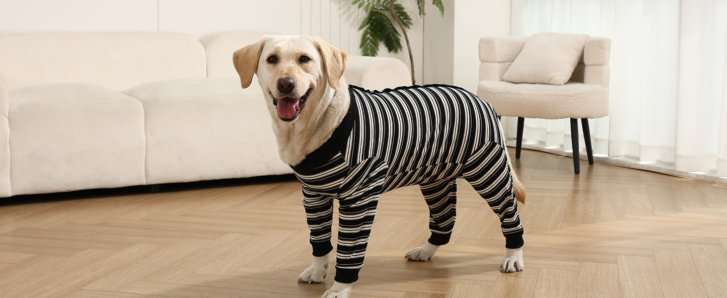 Захисний костюм для собак після операції, костюм для собак після кастрації, захист ран, чорний, XL