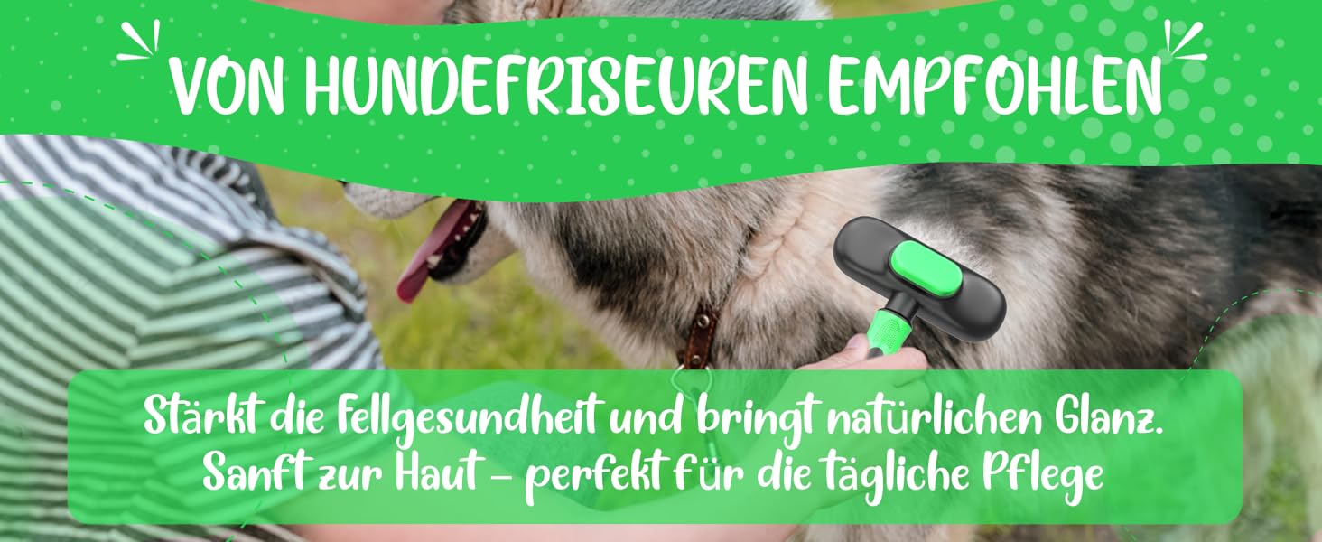 Щітка для вичісування підшерстя собак та котів (довгошерстих порід) - щітка для видалення підшерстка, ковтунів та вузлів, для линьки, Golden Pets