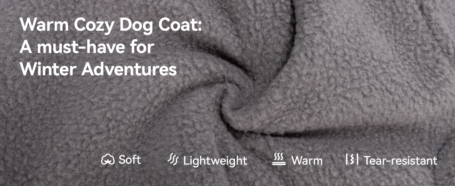 Зимова куртка для собак FeiaX Ware з флісу, тепла жилетка для собак, одяг для собак, жилетка для цуценят для маленьких та середніх собак (Блакитний, XXL)