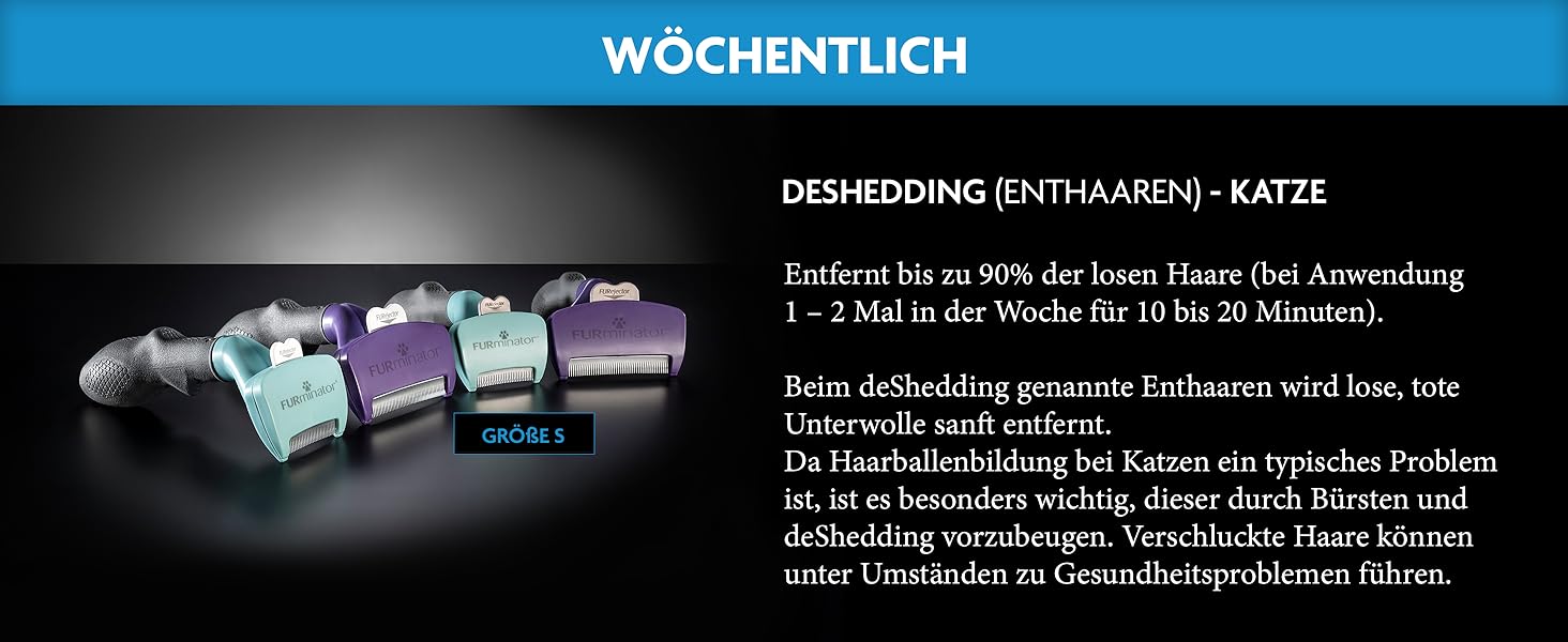 Furminator регульований вичісувач для собак та котів - безпечно та делікатно видаляє ковтуни з шерсті